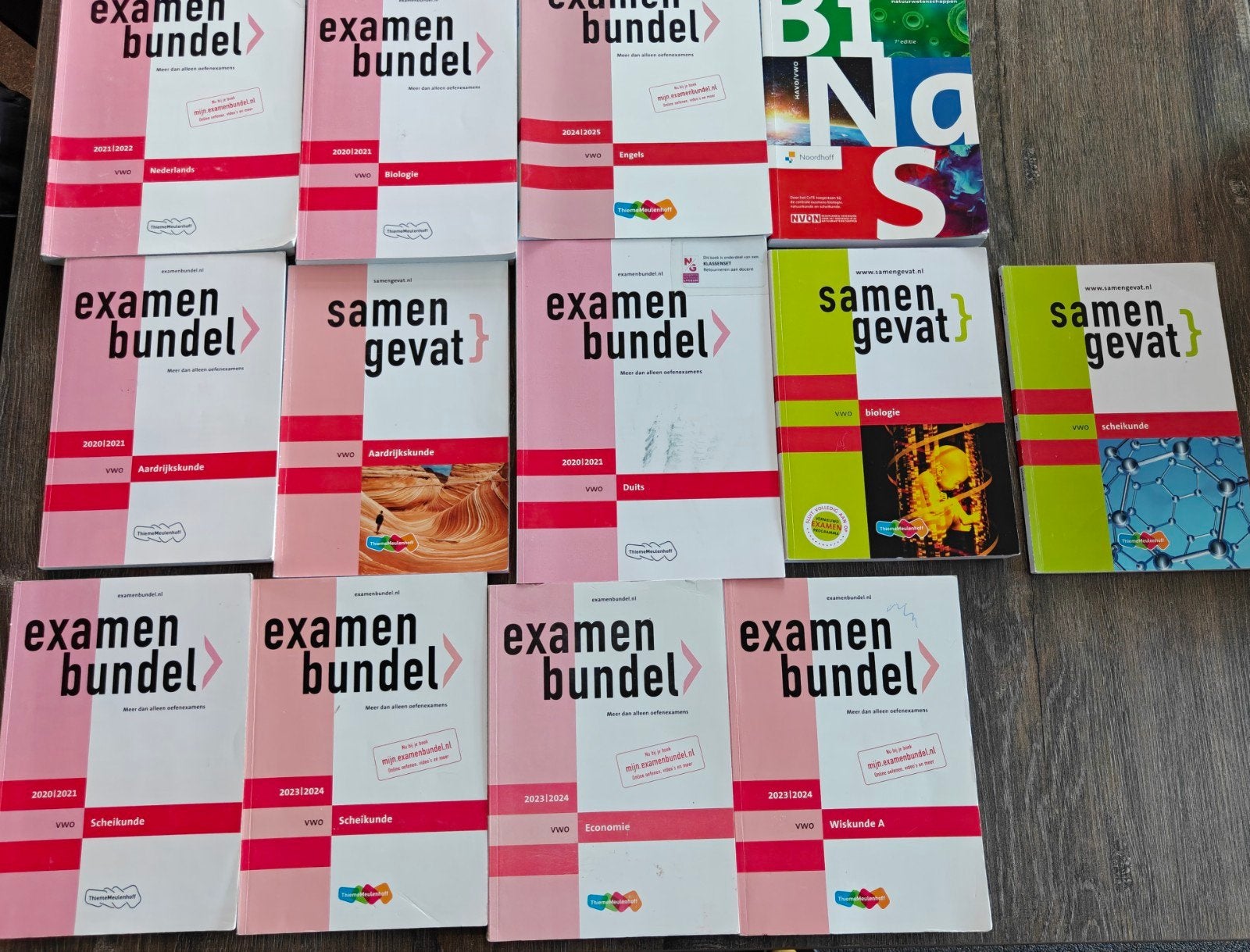 Diverse examenbundels en samengevat, Boeken, Ophalen of Verzenden, Zo goed als nieuw, VWO, Diverse auteurs