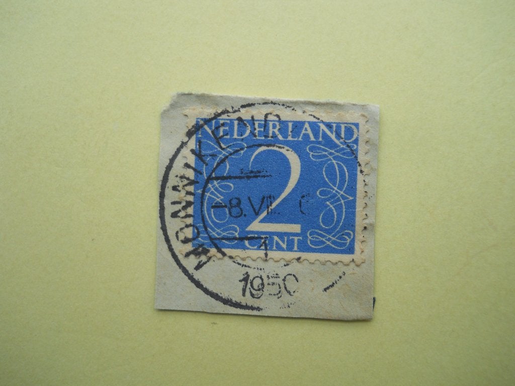 Nederland 1946 Cijfer Nvph.461 Rondstempel Monnikendam, Postzegels en Munten, Ophalen of Verzenden, Na 1940, Gestempeld