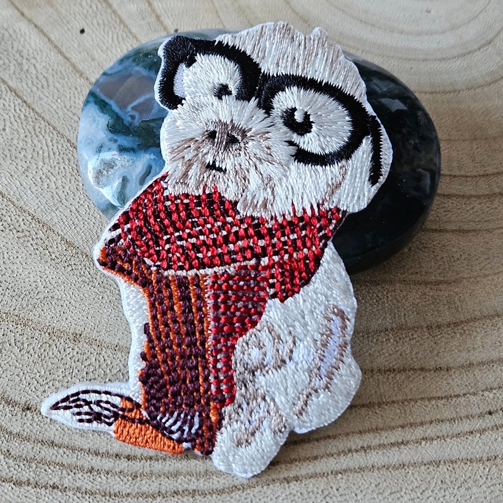 Strijk embleem Iron on Patch Malteser met sjaal applicatie, D, Nieuw, Ophalen of Verzenden, D