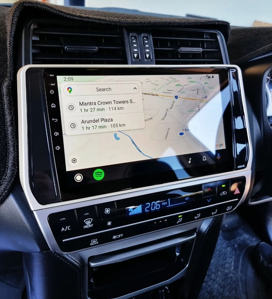 Toyota landcruiser 150 autonavigatie carplay android auto