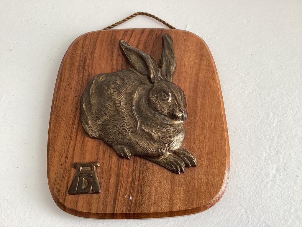 Haas wanddecoratie, Antiek en Kunst, Curiosa en Brocante, Ophalen of Verzenden