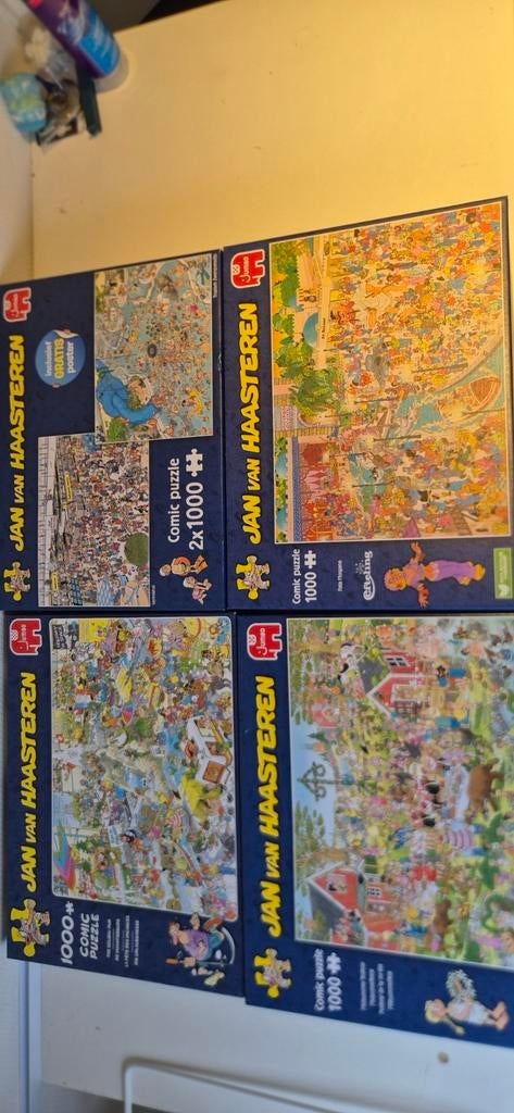 Jan van Haasteren Puzzels - Diverse 500-1000 stukjes, Ophalen, 500 t/m 1500 stukjes, Gebruikt, Legpuzzel