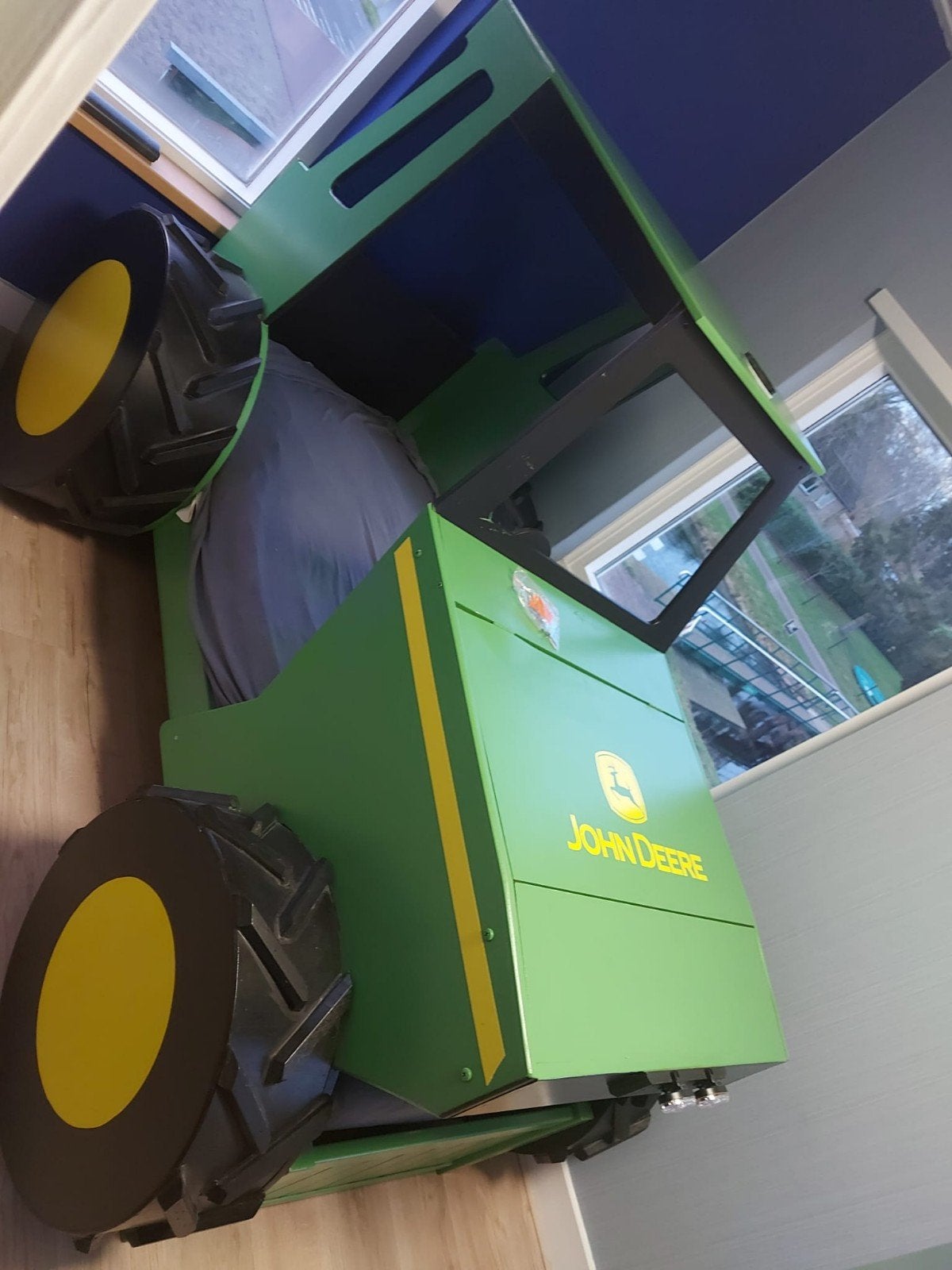 John Deere Trekkerbed voor de kleine boer(in), Ophalen, Gebruikt, Eenpersoons, Trekkerbed, John Deere, Kinderbed