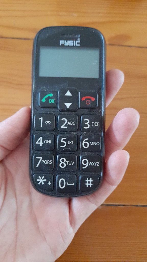 Fysic mobiel (senioren telefoon), Telecommunicatie, Mobiele telefoons | Overige merken, Ophalen of Verzenden, Gebruikt, Geen camera
