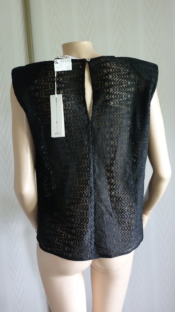 nieuw zwart AAIKO top transparant, Kleding | Dames, Aaiko, Verzenden, Zwart, Nieuw
