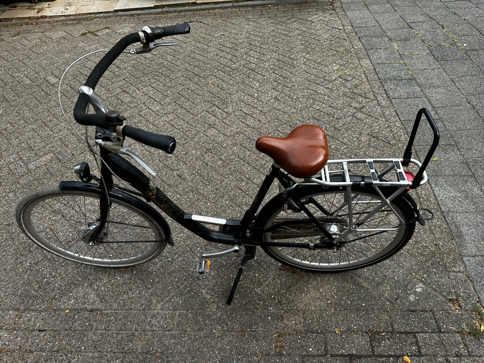 Montego liberty moederfiets, Gebruikt, Velgrem, 0 zitjes, Dubbele standaard