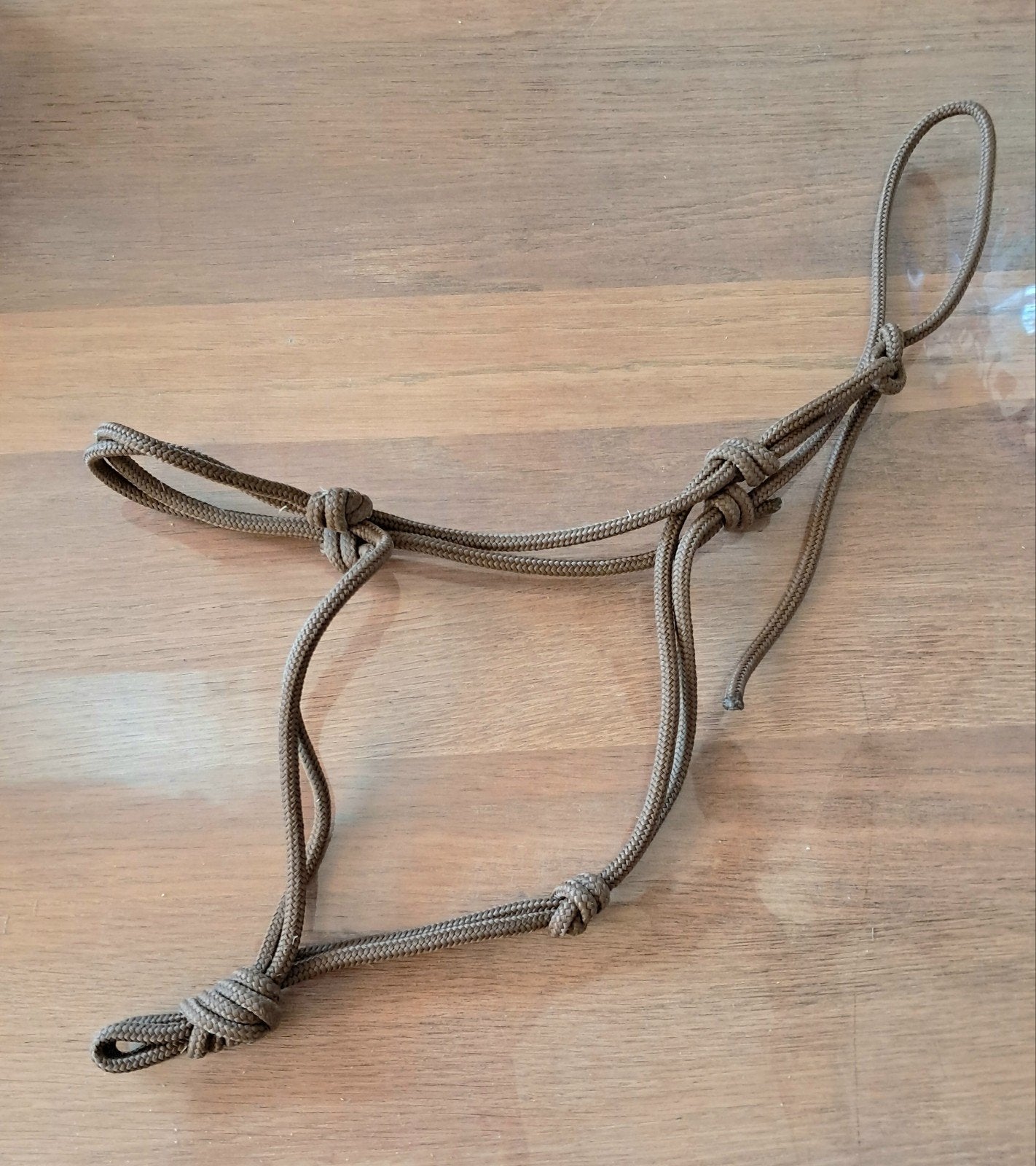Touwhalster bruin COB... €5,-, Dieren en Toebehoren, Paarden en Pony's | Hoofdstellen en Tuigage, Ophalen of Verzenden, Overige soorten