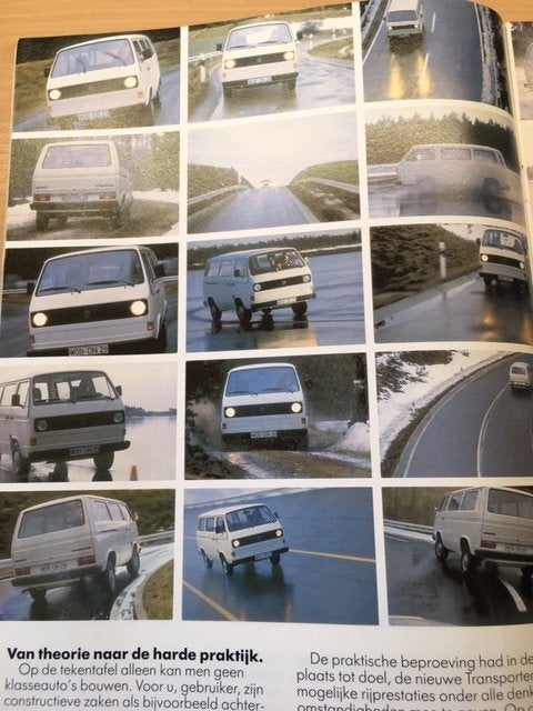 Volkswagen Transporter T3 Brochure-Van theorie naar praktijk, Volkswagen AG, Ophalen of Verzenden, Zo goed als nieuw, Volkswagen