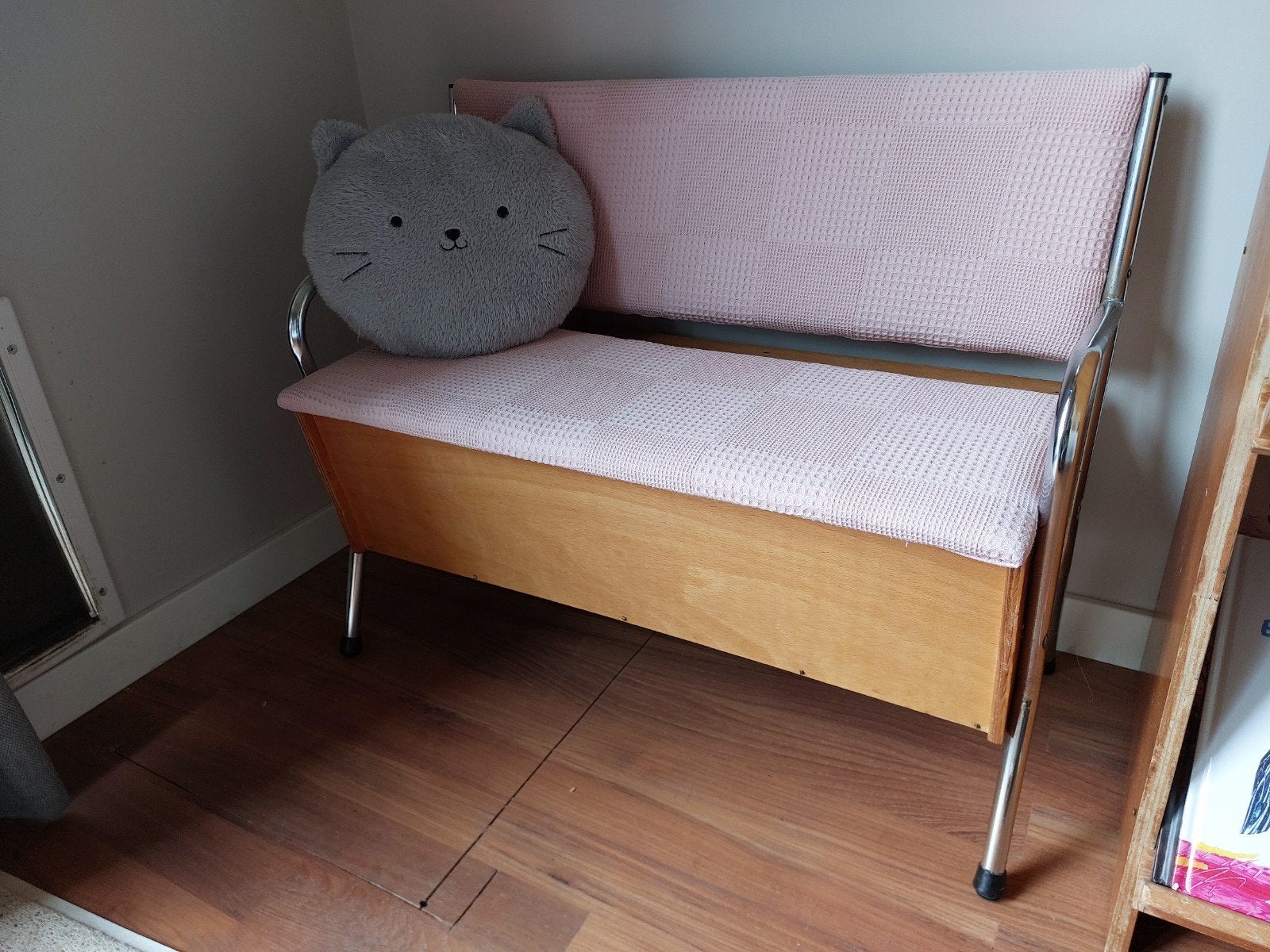 schattig retro/vintage kinderbankje, Ophalen, Gebruikt, Overige typen