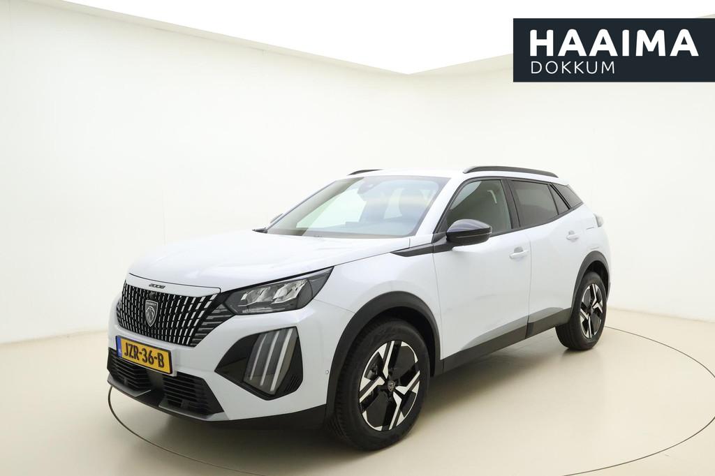Peugeot 2008 1.2 Hybrid 145 Allure | Navigatie | Camera | Cl, Auto's, Peugeot, Euro 6, 1199 cc, Leder en Stof, Wit
