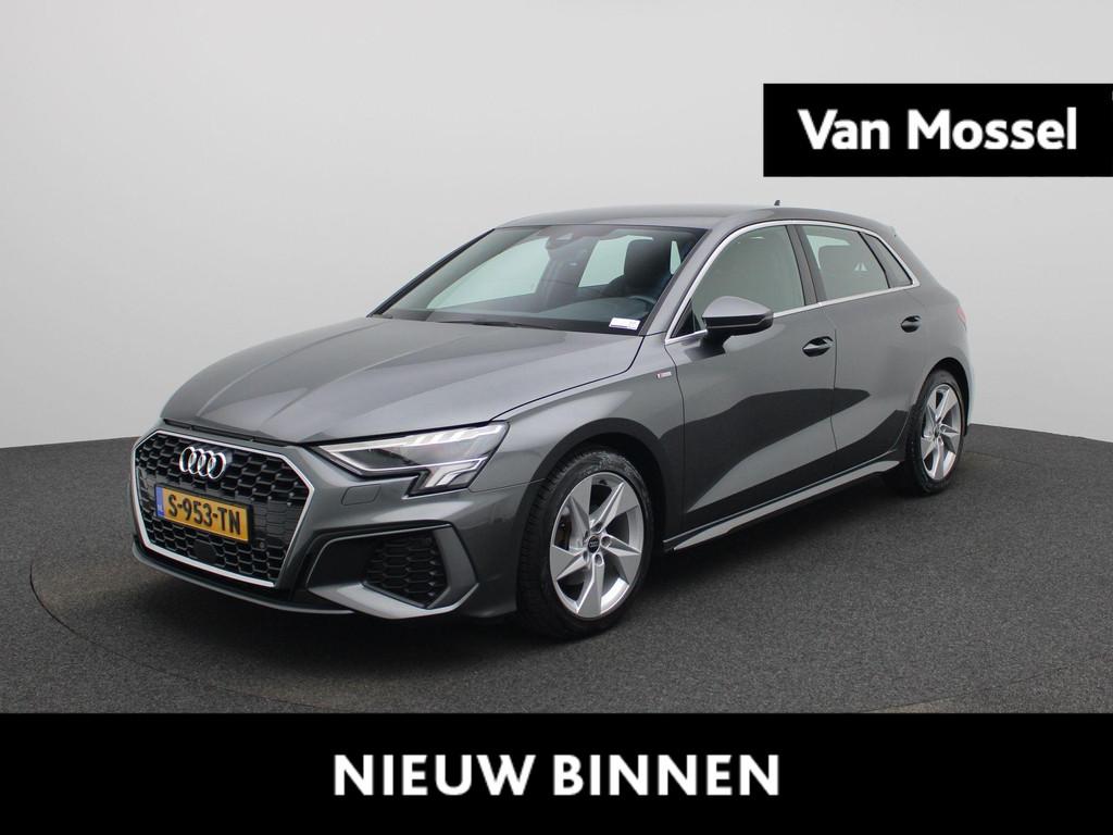 Audi A3 Sportback 30 TFSI S edition | Automaat | Cruise Cont, Auto's, 12 maanden, Gebruikt, Leder en Stof, Bedrijf