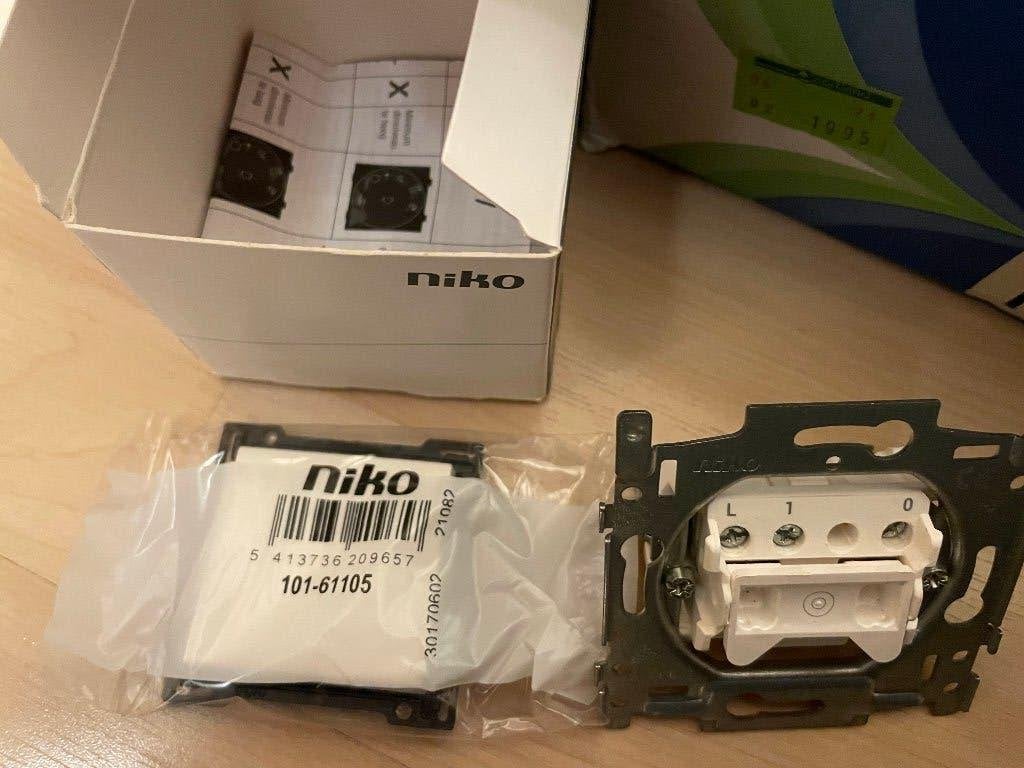 Nieuw Niko Afdekplaat, Ophalen of Verzenden, Nieuw, Overige merken, Schakelaar