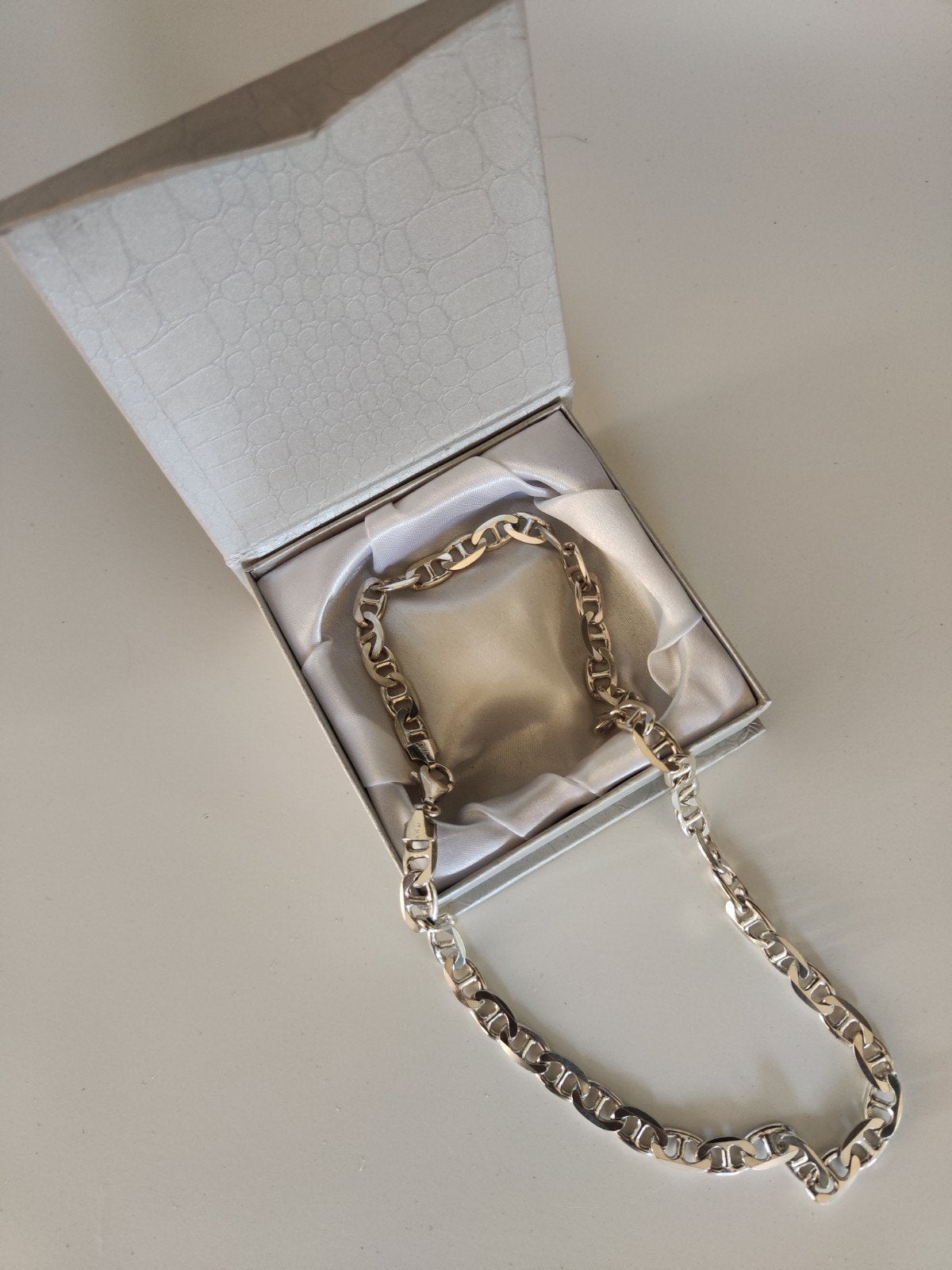 925 Zilveren ketting - Gucci schakel, Ophalen, Zo goed als nieuw, Zilver, Zilver