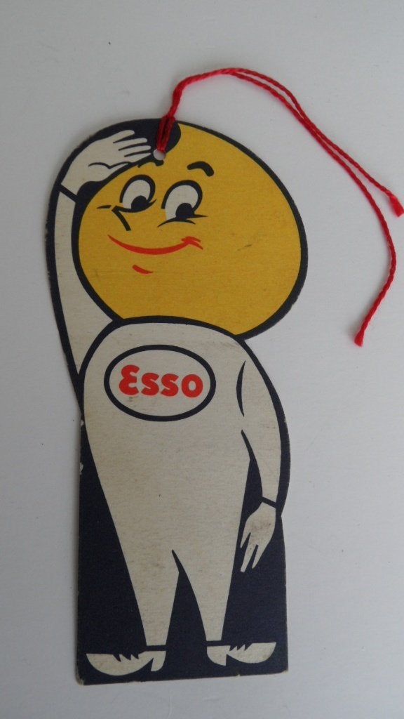Esso motorolie verversingskaartje, Verzenden, Zo goed als nieuw, Gebruiksvoorwerp