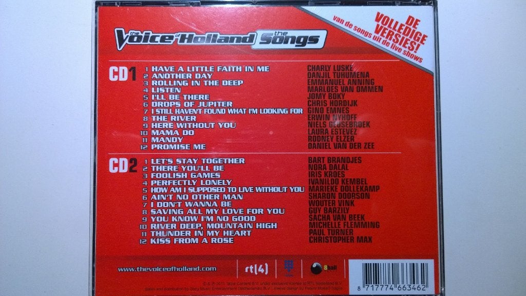The Voice Of Holland The Songs, Ophalen of Verzenden, Zo goed als nieuw, Pop