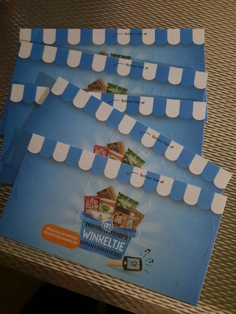 Ah winkeltje 5x, Ophalen