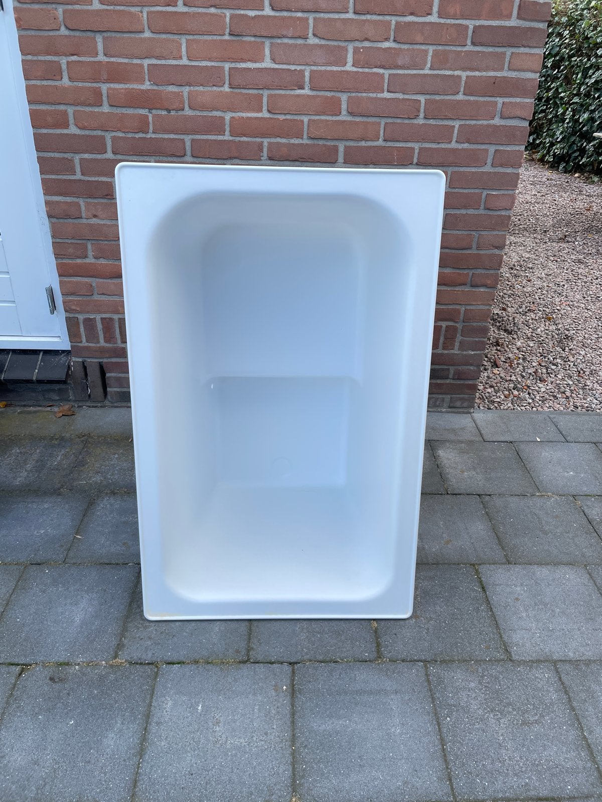 Wit bad  kunststof, Doe-het-zelf en Verbouw, Sanitair, Ophalen, Zo goed als nieuw, Bad