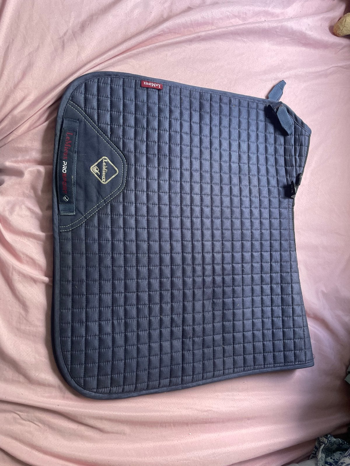 LeMieux ProSport Dressuurdekje Navy/Donkerblauw – Full, Full (L), Dressuurdekje, 1 g, Overige materialen