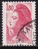 3960 - Frankrijk michel 2339A gestempeld , Liberté, Verzenden, Gestempeld