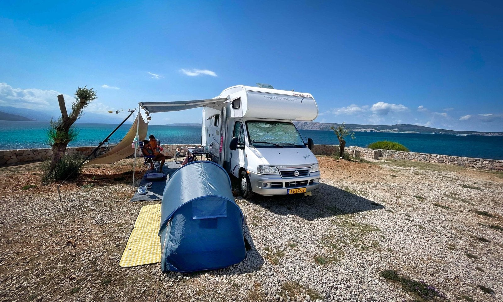 DETHLEFFS GLOBETROTTER 2.8 JTD 2003 zeer netjes !, Alkoof, Ringverwarming, Fiat, Luifel