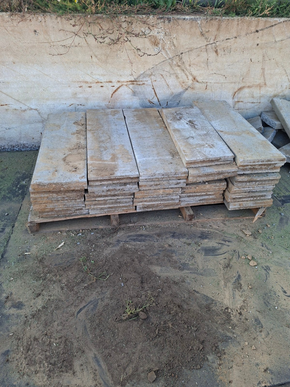 Betonbanden te koop, Tuin en Terras, Tegels en Klinkers, Ophalen, Gebruikt, Beton