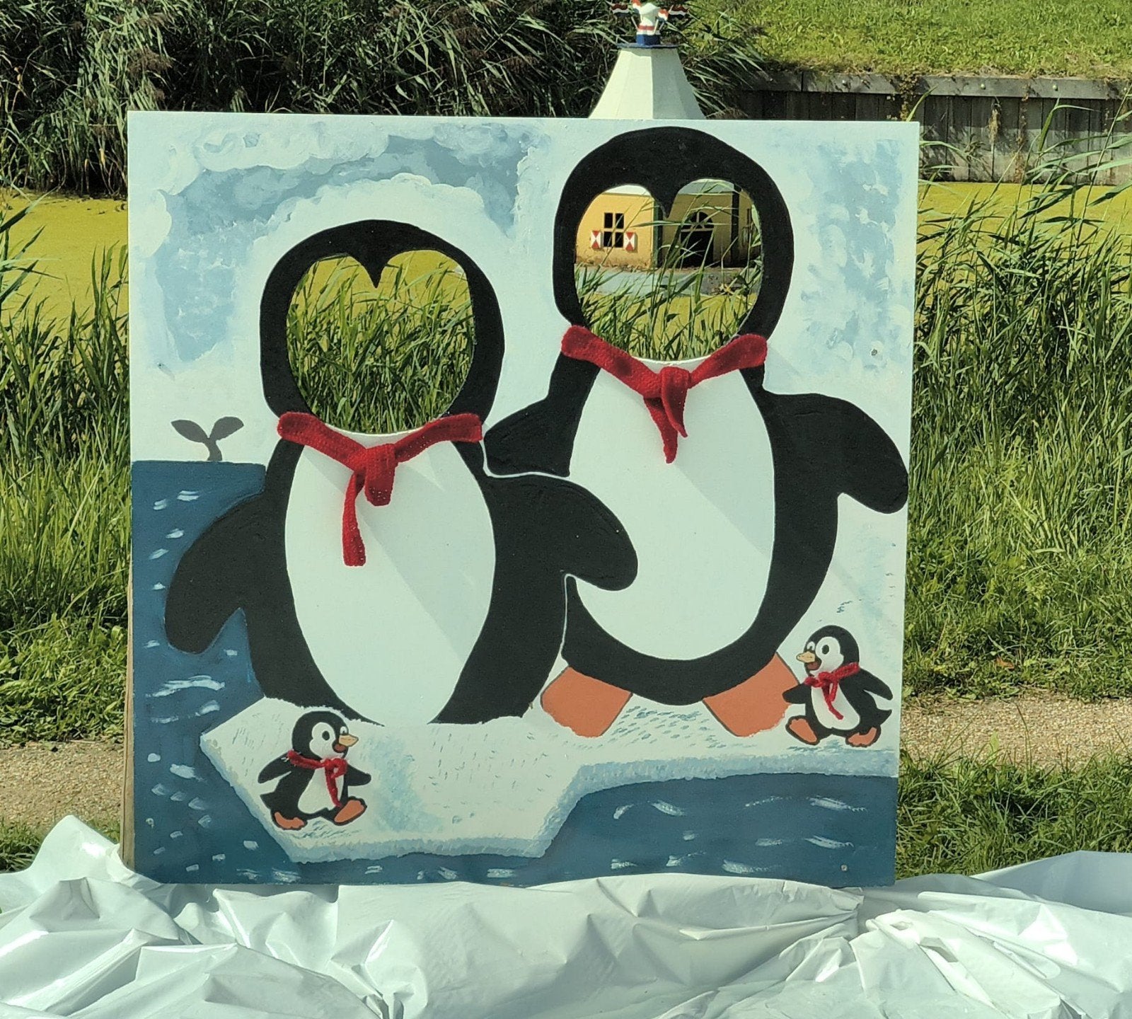straatversiering ijs antarctica, Ophalen