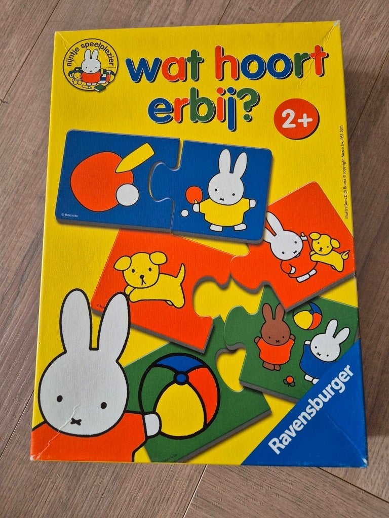 nijntje, wat hoort erbij, Ophalen of Verzenden, Gebruikt, Puzzelen