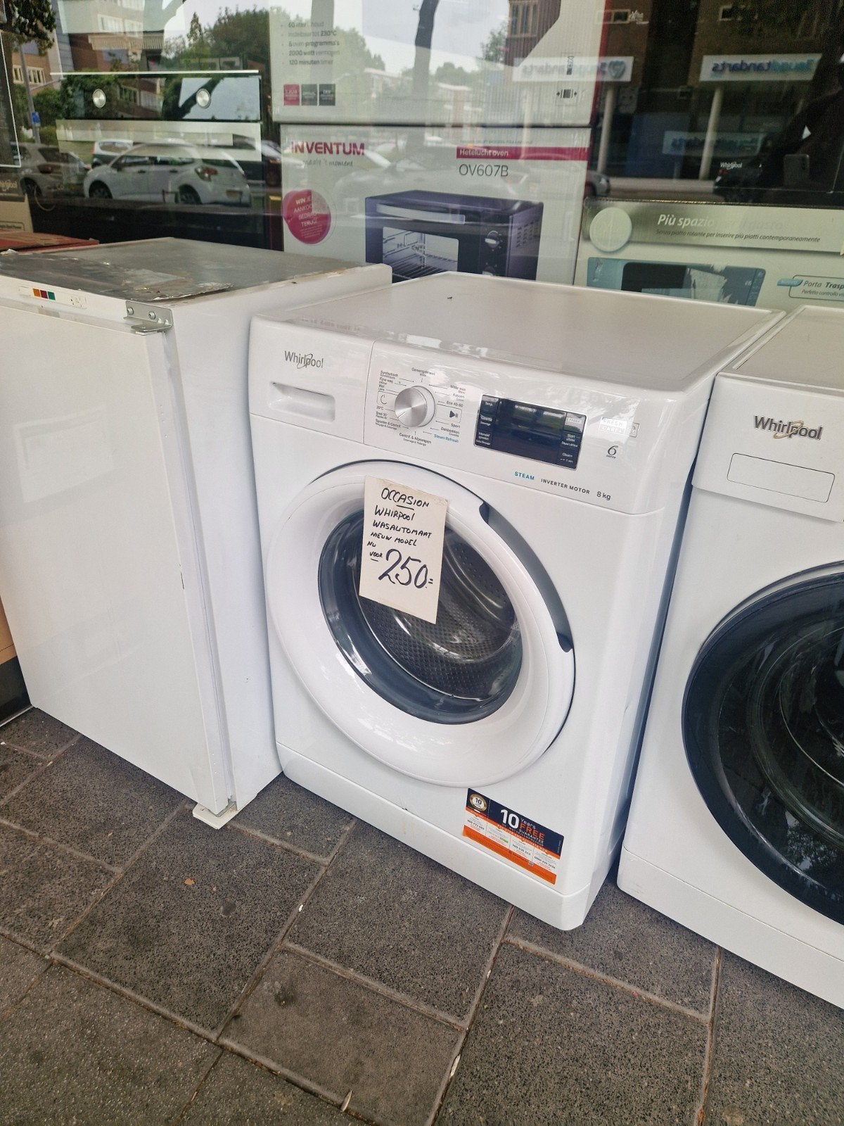 Zo goed als nieuwe Whirlpool 8kg wasmachine Fresh Care, 8 tot 10 kg, Ophalen, Zo goed als nieuw