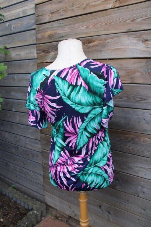 Blouson blauw/ groen/ roze Batida t1 (36) Vaste prijs, Blauw, Ophalen of Verzenden, Zo goed als nieuw, Maat 36 (S)
