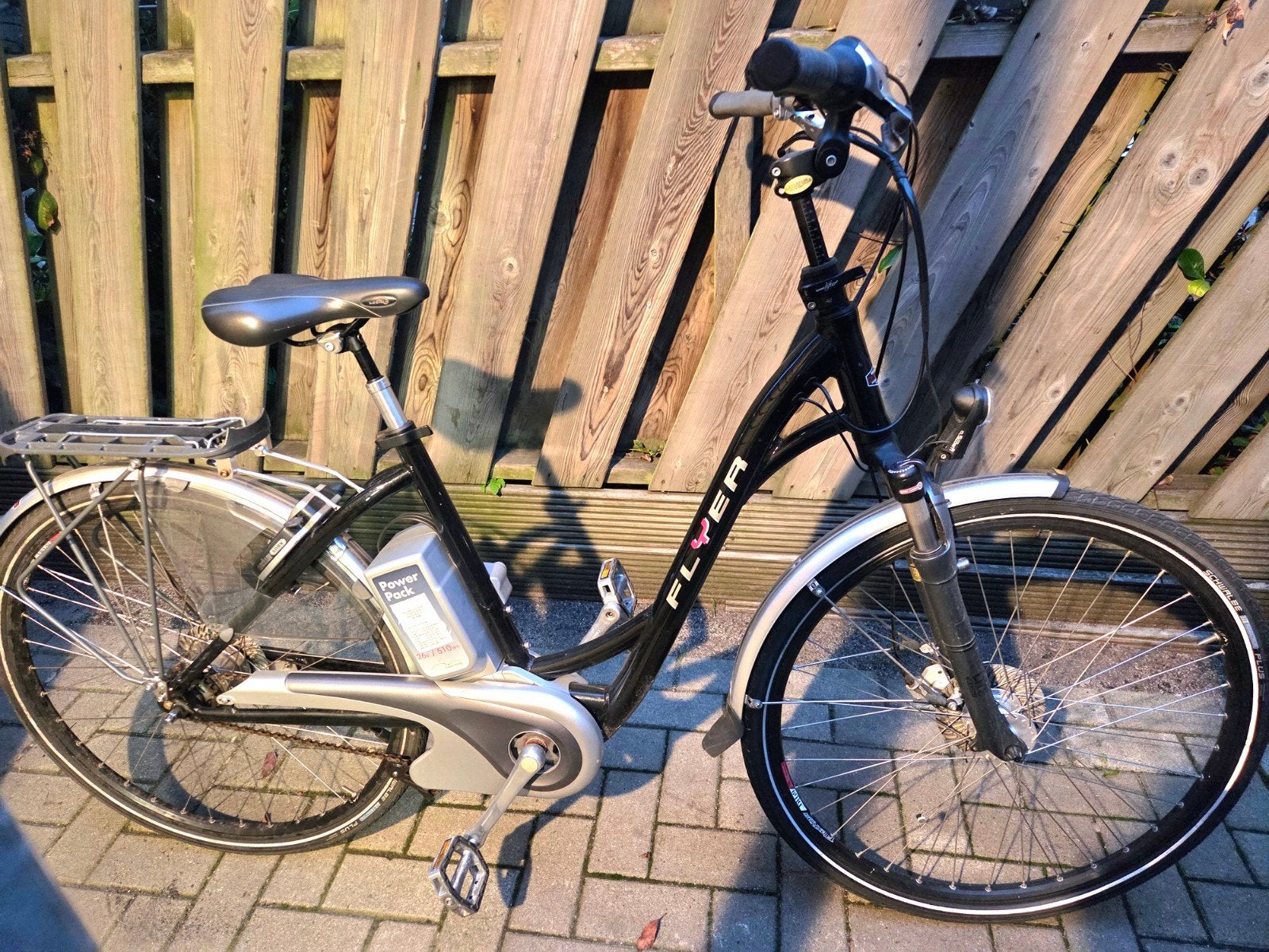 Flyer E-Bike, midden motor, 5000km,  520wh accu, 8 versn, 47 tot 51 cm, Ophalen, Zo goed als nieuw, Overige merken