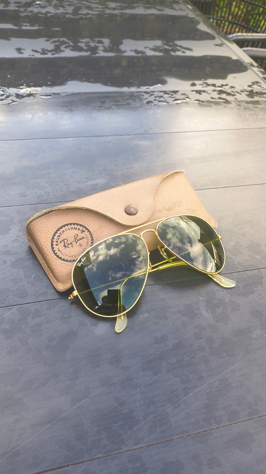 Rayban B&L Aviator uit jaren'80 maat 62-14als NIEUW!, Ophalen of Verzenden, Nieuw, Ray-Ban