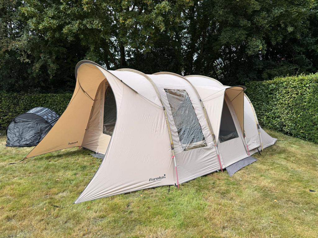 Eureka The Grand tent (helaas met grote scheur) met luifel, Ophalen, Gebruikt, Tot en met 5