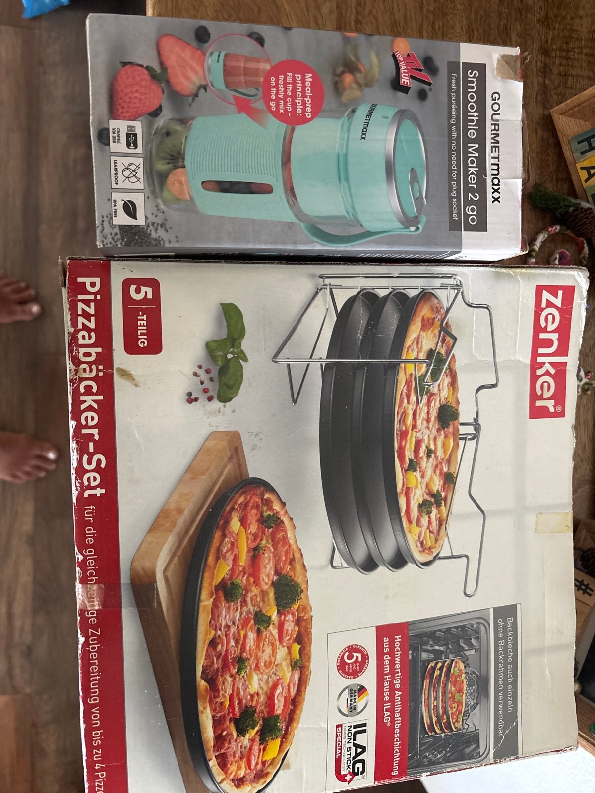 Smoothie Maker & Pizzabakker-Set - Beide in goede staat, Ophalen, Gebruikt