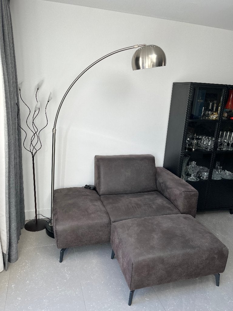 Xooon Divan Bankje met bijpassende hocker, Ophalen, Gebruikt, Tweepersoons, 75 tot 100 cm