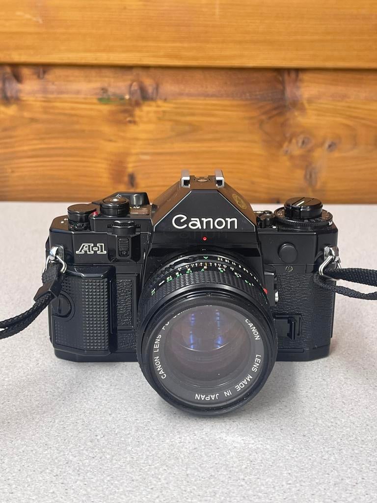 Canon A-1, Ophalen of Verzenden, Zo goed als nieuw, Spiegelreflex, Canon