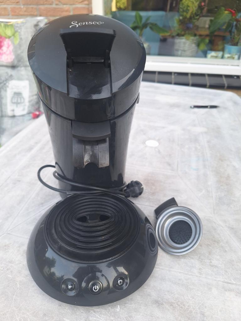 Senseo koffiezetapparaat - Zwart, Witgoed en Apparatuur, Koffiezetapparaten, Koffiepads en cups, Gebruikt, Koffiemachine, Ophalen of Verzenden