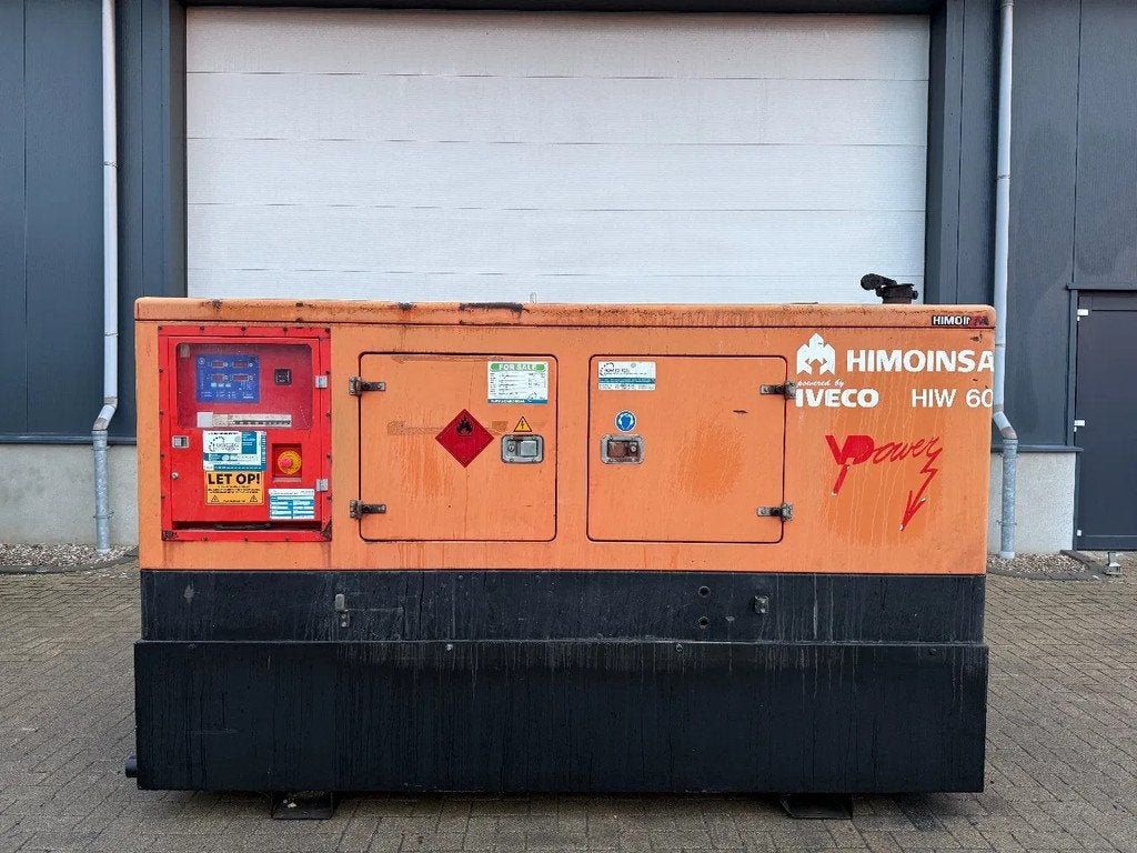 Himoinsa HIW 60 Iveco 60 kVA Silent noodstroom Aggrgaat gene, Ophalen of Verzenden