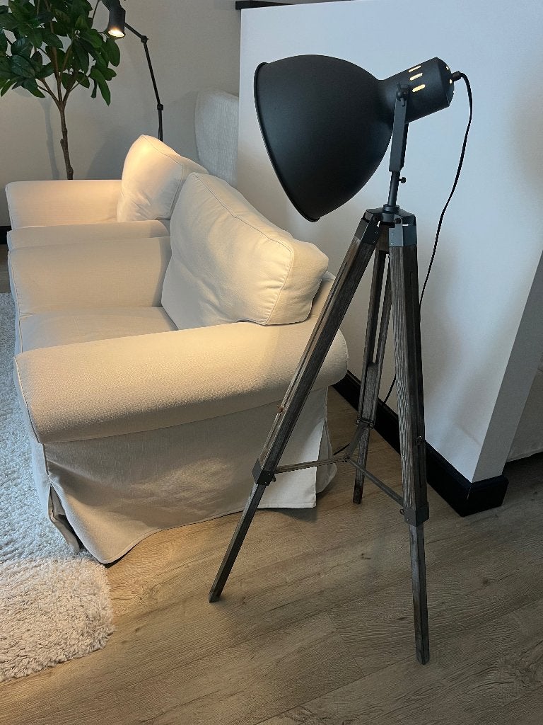 Lamp, Ophalen, Gebruikt, Hout, 100 tot 150 cm