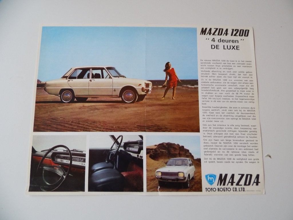 Mazda 1200 4 deurs, Boeken, Verzenden, Zo goed als nieuw, Mazda