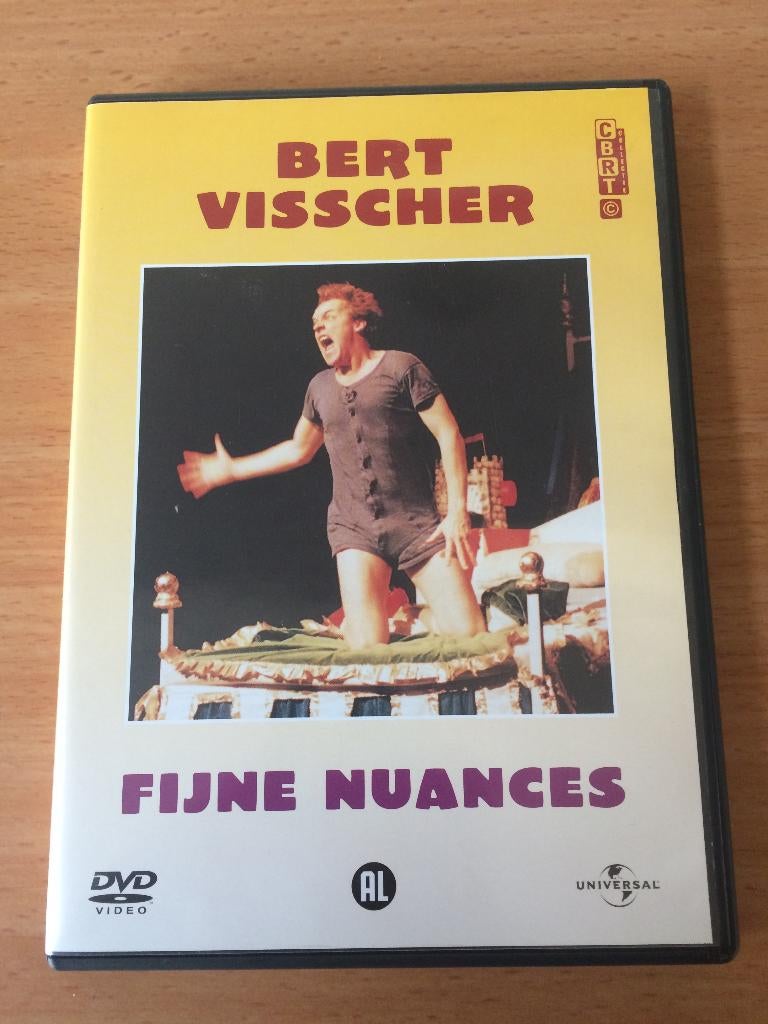 Dvd Bert Visscher Fijne nuances, Alle leeftijden, Ophalen of Verzenden, Zo goed als nieuw, Stand-up of Theatershow