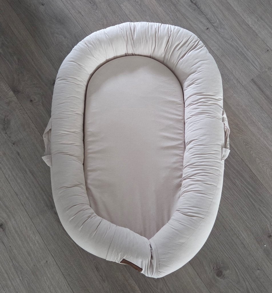 Babynest XL cappuccino deluxe - Mordesign, Ophalen of Verzenden, Gebruikt, Ledikant