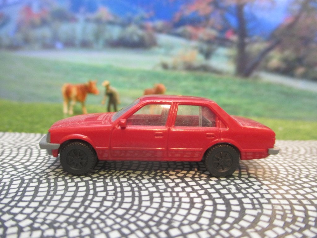 Opel Rekord E - Fleischmann rood, Ophalen of Verzenden, Zo goed als nieuw, Auto, Overige merken