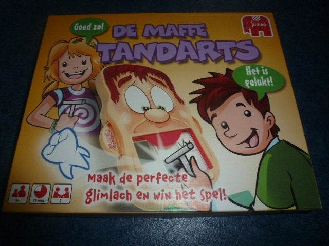 NIEUW het spel DE MAFFE TANDARTS, Een of twee spelers, Ophalen of Verzenden, Nieuw, Jumbo