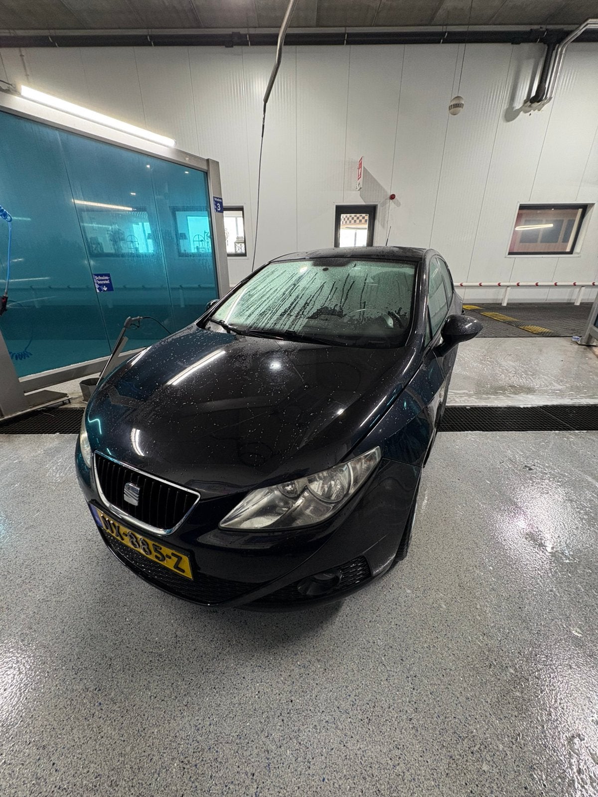 Seat Ibiza 1.4 16V 63KW 5DRS 2008 Zwart, Voorwielaandrijving, Stof, 40 €/maand, 4 cilinders