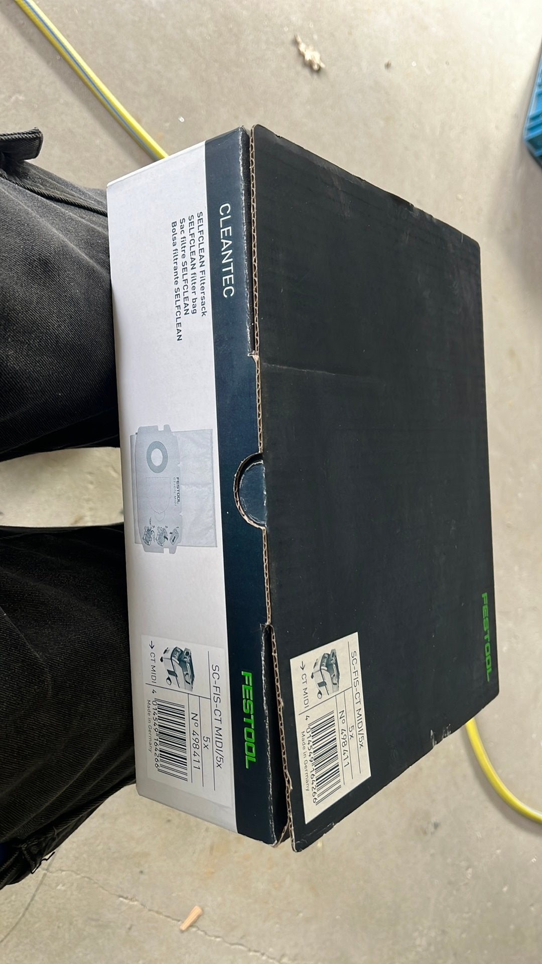 Festool stofzuiger zak CS-FIS-CT midi/5x nr 498411, Ophalen of Verzenden, Zo goed als nieuw
