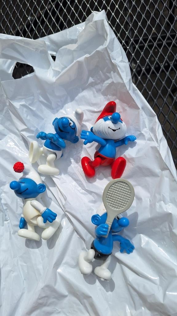 4 Smurfen figuren, Ophalen of Verzenden