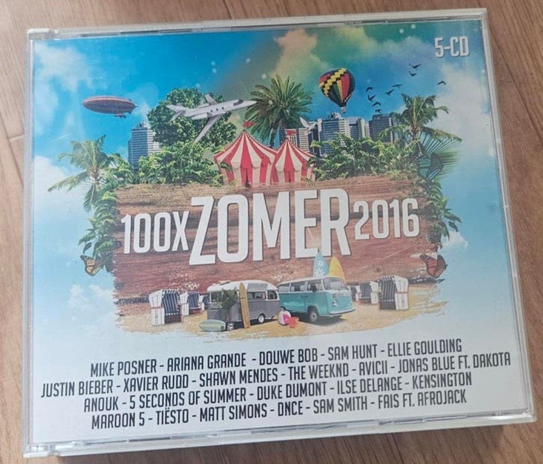 100X Zomer 2016 (5 Cd Box), Ophalen of Verzenden, Zo goed als nieuw
