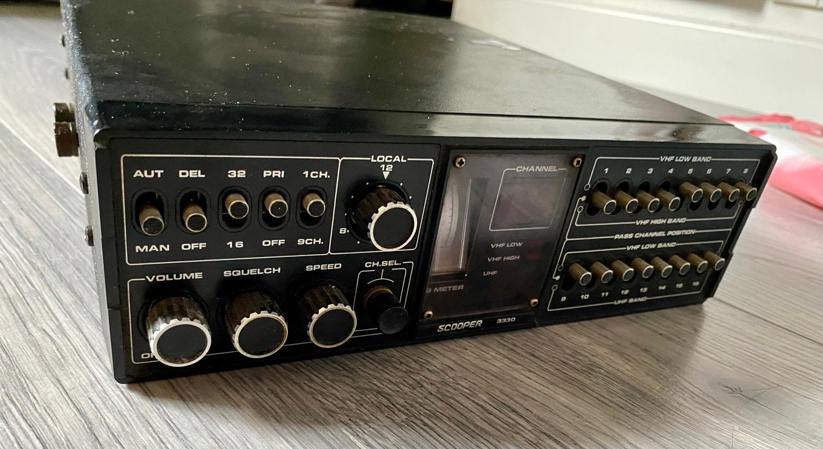 Scooper 3330 VHF/UHF Ontvanger - Gebruikt, Ophalen of Verzenden, Gebruikt, Ontvanger