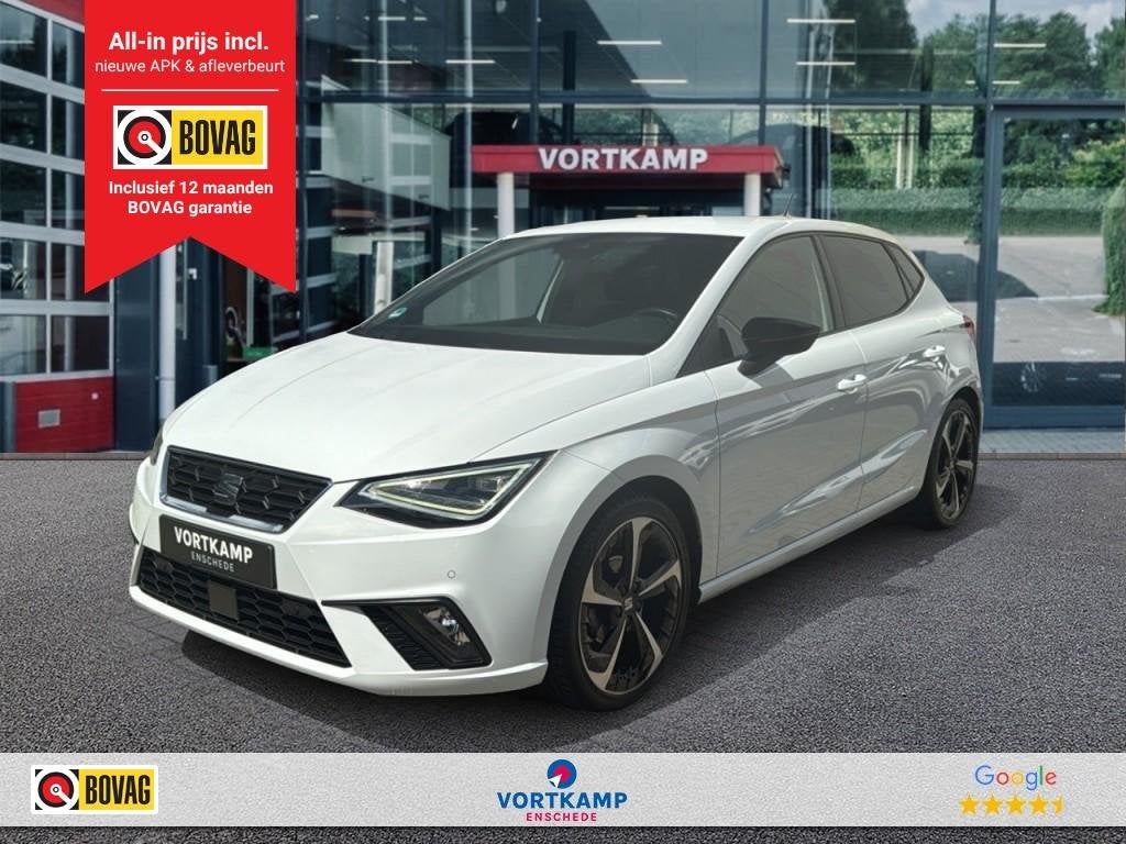 Seat IBIZA 1.0 TSI FR LED/DEALER-ONDERHOUDEN/CARPLAY/PDC/CRU, 1078 kg, Met garantie (alle), Origineel Nederlands, Bedrijf