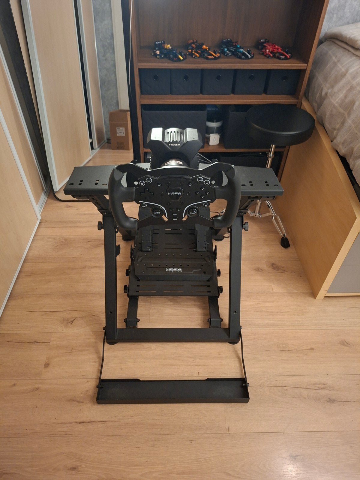 Moza R3 Bundel met ES Formula Stuur en Wheel Stand 2.0, Ophalen, Overige merken, Zo goed als nieuw
